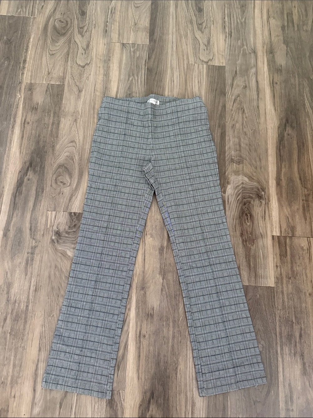 Tailored Gray Plaid Men’s Dress Pants
